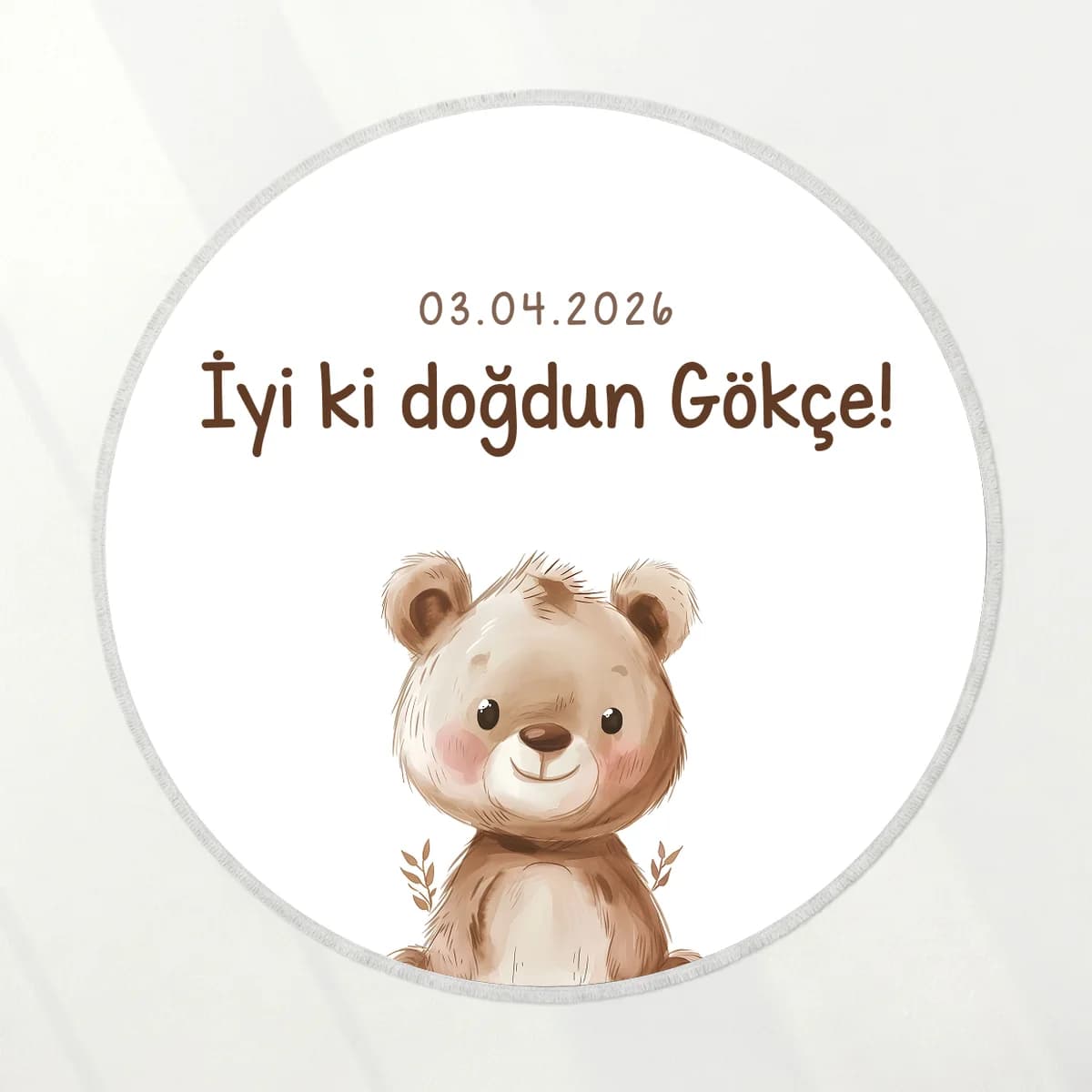 Şirin Ayıcık Özel Yazılı